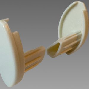 VIBE® ONE ENDCAPS FOR BOTTOM RAIL CREAM